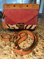 MCM Visetos Monogram Leopard Studs Leather Suede Calf (Disney collab) - COA picture
