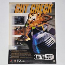 Killer Loop Sony PlayStation 1 PS1 Gut Check Print Ad/Poster Promo Art picture