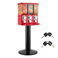 Uimoso Candy Vending Machine Triple Compartment Candy Vending Machine with Stand picture