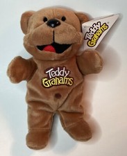 NEW NABISCO TEDDY GRAHAMS EDDY 8” PLUSH BEAR W/TAG- STEVEN SMITH 1ST. SERIES picture