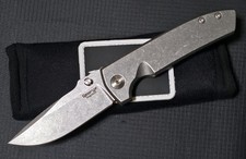 NEW Les George VECP 3.0, MagnaCut, PJ Smooth Titanium, Nonflipper Framelock picture