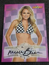 2011 Bench Warmer Michelle Baena Racer Girl Auto Autograph #RG8 picture