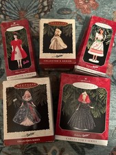7 Hallmark Keepsake Barbie Collector's Series Ornaments picture