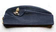 WWII British Royal Artillery Ubique Field Officer's Garrison Cap & Emblem c.1940 picture