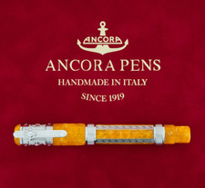 ANCORA MEDITERRANEAN YELLOW SUN Fountain 18k gold nib LIMITED EDITION 88 ITALY picture