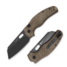 Kizer Sheepdog C01C 2.9 CD Folding Pocket Knife ELMAX Blade Micarta Handle picture