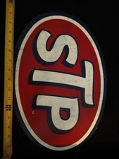 STP OIL Flange Sign Gas Station  Hot Rod Drag Racing  Modern Repro 16