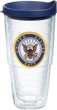 Tervis 24oz Navy Logo Classic Tumbler Made in USA picture