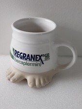 Regranex Gel Advertising Mug with Feet Pharmaceuticals Advertisement  picture