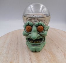 VINTAGE CELEBRATIONS BY SILVESTRI SCARY HEAD GLOBE HTF RARE SHRUNKEN HALLOWEEN picture