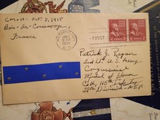 WWI Medal of Honor Recipient Lt. PATRICK J. REGAN MOH Signed FDC D. 1943 RARE picture