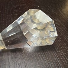 Vintage Saks Fifth Avenue Decanter Stopper Cut Crystal picture