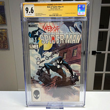 Marvel Web of Spider-Man #1 (1985) - SS Louise Simonson CGC 9.6 picture