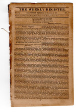 1811 Niles' Weekly Register Chesapeake Affair, War of 1812 Era, Napoleon's Spain picture