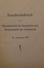 Jewish Judaica 1925 German Germany Judaism History Science Booklet HEINEMANN picture