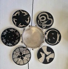 Vintage Emilia Castillo Coasters RARE HTF picture