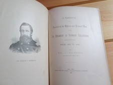ANTIQUE CIVIL WAR BOOK HISTORY 7th REGIMENT VERMONT VOLUNTEERS DEATH RECORDS 1st picture