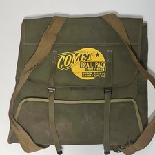 Vintage RARE Comet Trail Pack Canvas Backpack Nelson Sales Co Style BG-184 USA picture