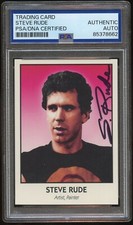 Steven Rude #9 signed autograph auto 1992 Famous Comic Book Creators Card PSA picture