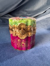 Limoges France Peint Main Perfume Trinket Box - LE 212 - 2.5 inch picture
