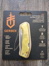 Gerber Knife LST 440a Mustard Yellow Handle  picture