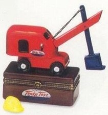 Tonka Crane Truck PHB Porcelain Hinged Box by Midwest of Cannon Falls picture