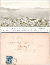 Italy Campania Naples Bay Harbor Panorama Waterfront Cityscape 1905 Postcard picture