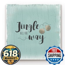 Renditions Gallery Jingle All The Way Canvas Christmas Wall Art 32x32 picture