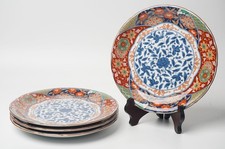 Japanese Sanyo Pottery Rinsai Imari Style 10 3/8