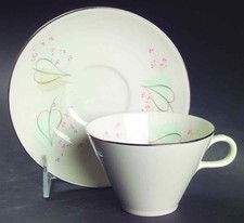 Homer Laughlin Woodland Cup & Saucer 2047930 picture