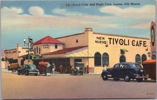Ciudad Juarez, MEXICO Postcard TIVOLI CAFE & NIGHT CLUB / Curteich Linen c1941 picture