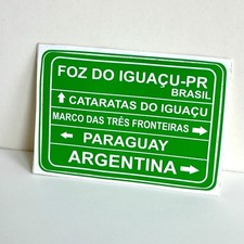 Iguazu Falls Brazil Argentina Paraguay Memorabilia Sticker picture