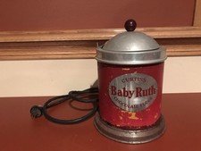 Curtiss Baby Ruth CHOC FUDGE Old Ice Cream Soda Fountain Advertising Container picture