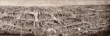 Postcard Tri-Fold St. Louis Worlds Fair Panoramic View 1904 Very Rare picture