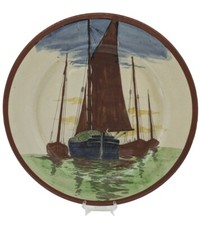 Antique Royal Doulton Nautical Ship Plate - Circa 1907 - 10 ⅝