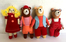 Goldilocks and the Three Bears set of 4 Fabric Christmas Tree Ornament Wondersho picture