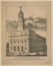 Photo:Nauvoo Illinois Joseph Smith Original Temple 1890 Mormon picture