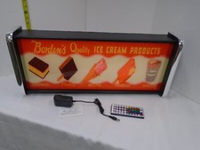 Bordens Ice Cream LED Display lighted sign lightbox Wall Hanging Light picture