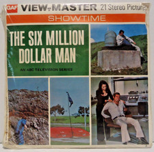 THE SIX MILLION DOLLAR MAN VIEW MASTER PACKET VINTAGE FACTORY SEALED RARE picture
