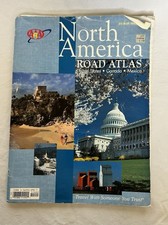 VTG  2000 Rand McNally North America Road Atlas Inc US Canada Mexico EUC AAA picture
