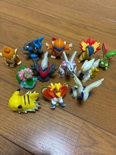 Pokemon Soft Vinyl Finger Figures 12pc Lot Pikachu Lugia Ho-Oh Darkrai Used picture