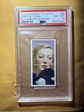 1936 Carreras Film Stars #38 Loretta Young Vintage Tobacco Cigarette Movie Card picture