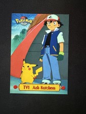 1999 Topps Pokemon TV Animation Edition Series 1 #TV1 Ash Ketchum picture