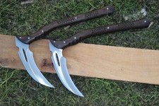 Custom Handmade Carbon Steel Blade Japanese Kama Set Hunting Kama Camping Kama picture