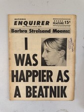 1965 July 4th National Enquirer Newspaper, Barbra Streisand (VRN7) picture