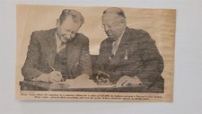 Dazzy Vance Wilbert Robinson Contract Signing 1929 Baseball Picture picture