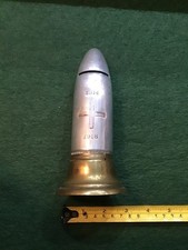 Vintage WW1  Complete Aluminium and Brass Red Cross Collecting Tin 1914-1918 picture