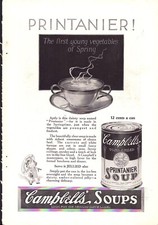 1925 Campbell's Printanier Soup/Bell System Print Ad picture