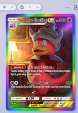 Pokemon TCG Pocket - Team Rocket’s Slowking Ex - Rainbow 2⭐Card - English- Fast picture