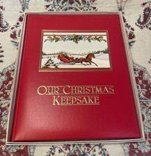 VTG NEW Hallmark 1989 Our Christmas Keepsake Family Album Traditions History picture